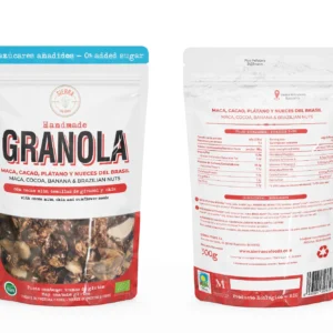 Granóla - Macha, Kakó, Bananar & Braselíuhnetum (Handgert)