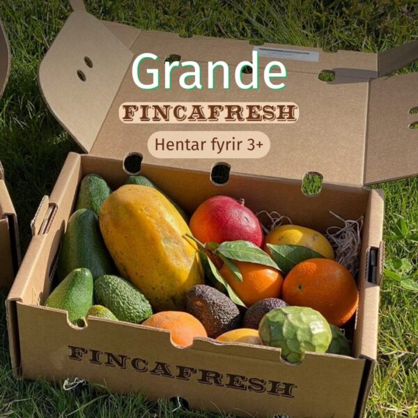 Fincafresh grande ávaxtakassi - hentar fyrir 3+